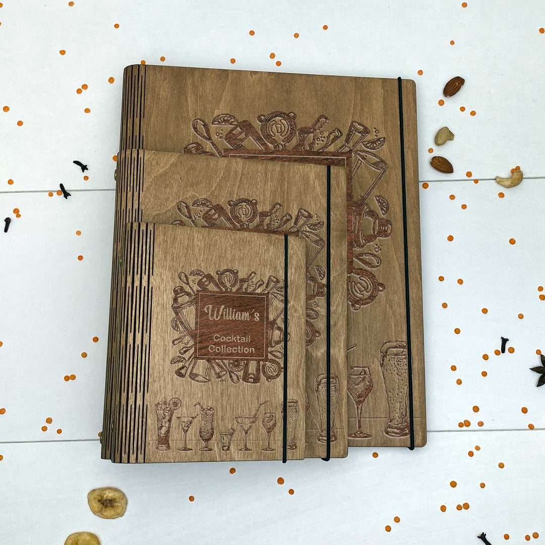 Cockteil collection book Free custom engraving photo №11