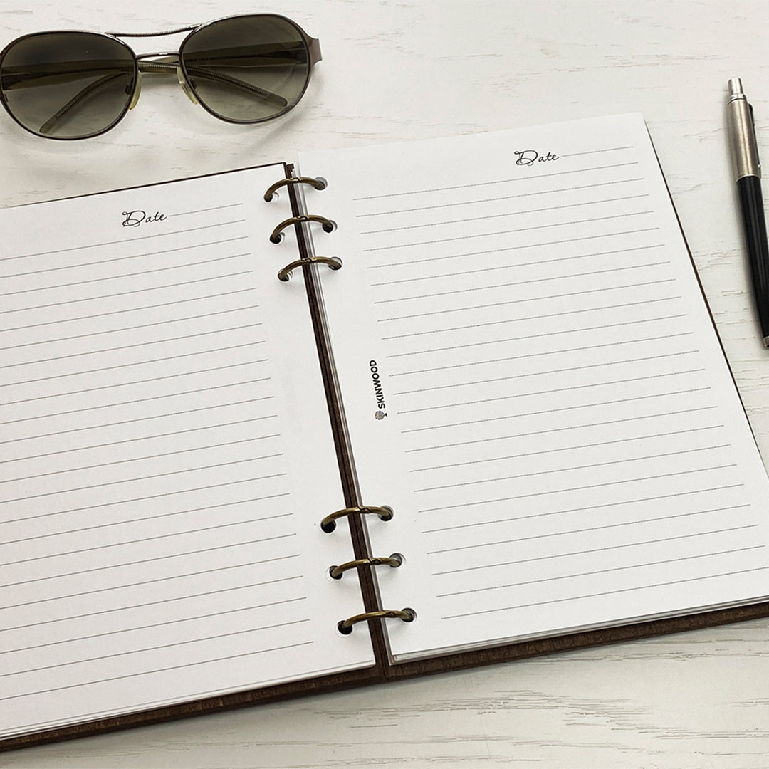 Personalized Wood Notebook engraved Big Time photo №4