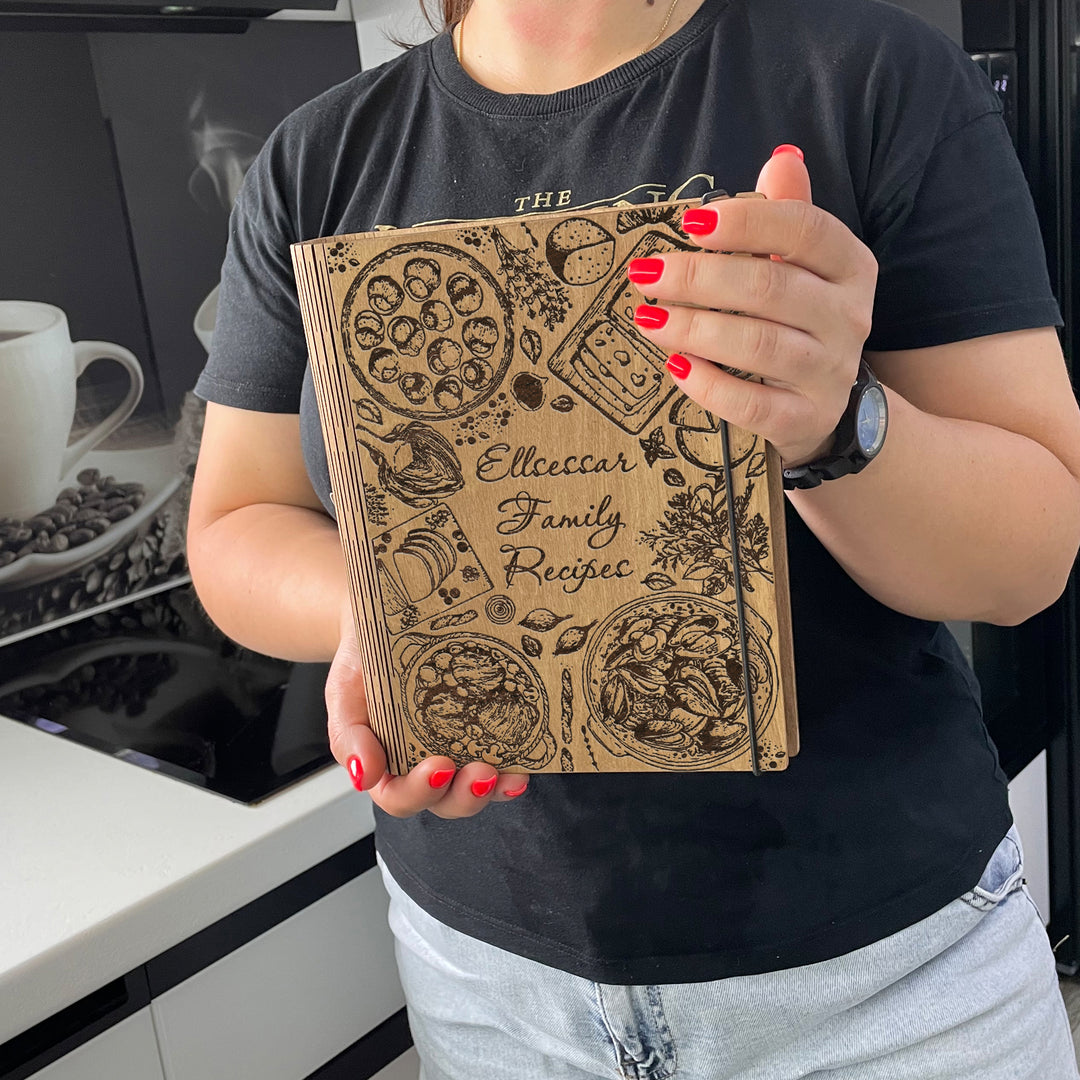 Family Recipe Book Free custom engraving photo №5