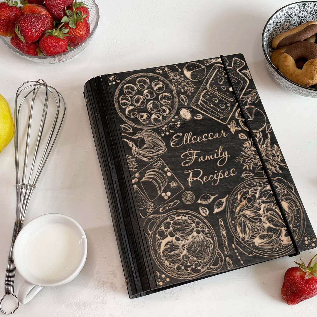 Family Recipe Book Free custom engraving photo №2