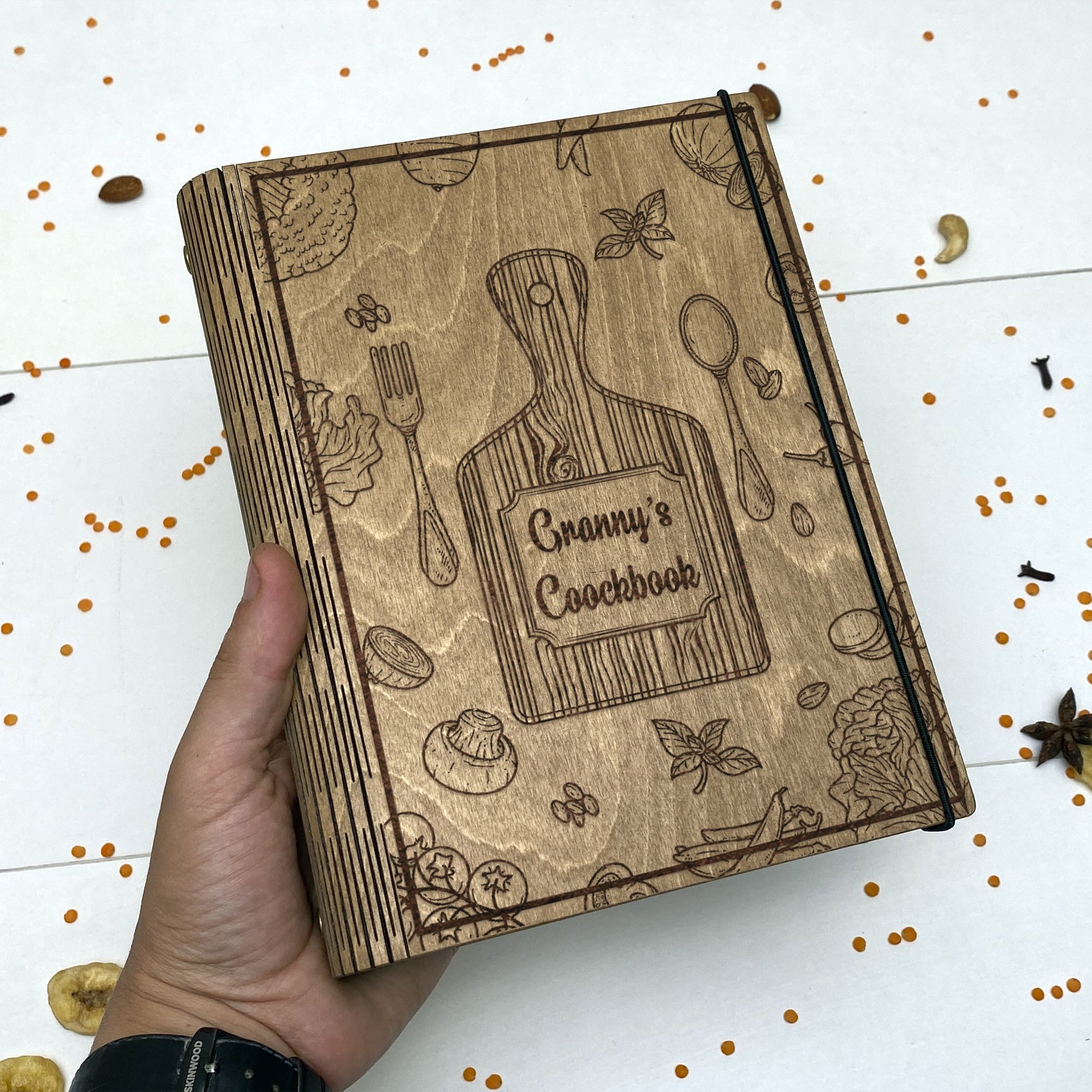 Grannys Cookbooks Free custom engraving