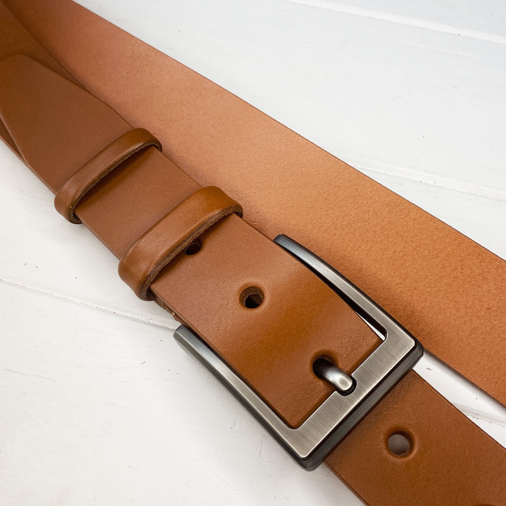 Leather Belt Ginger Personalized engraving photo №6