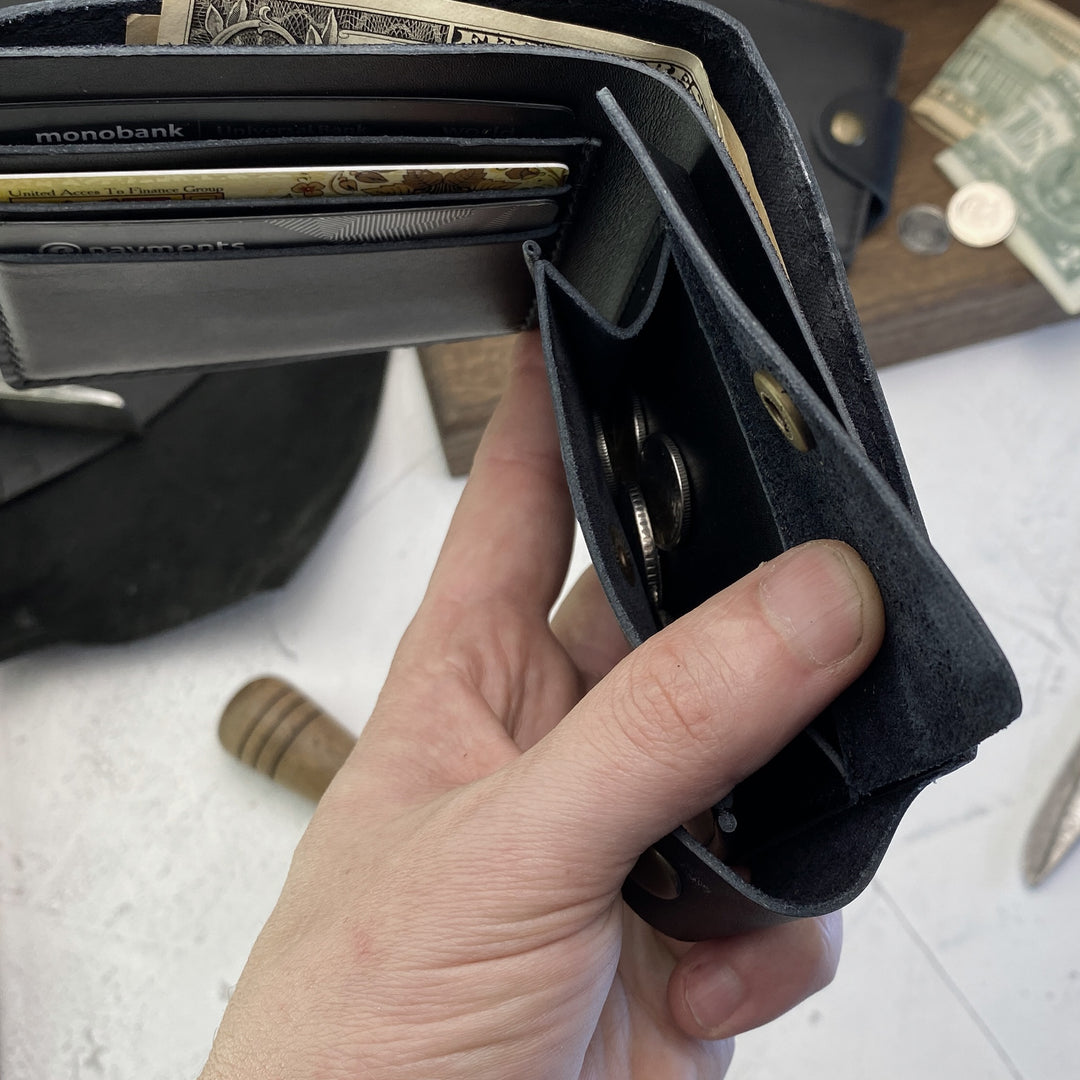 Personalized Leather wallet Inicials Engraved photo №21