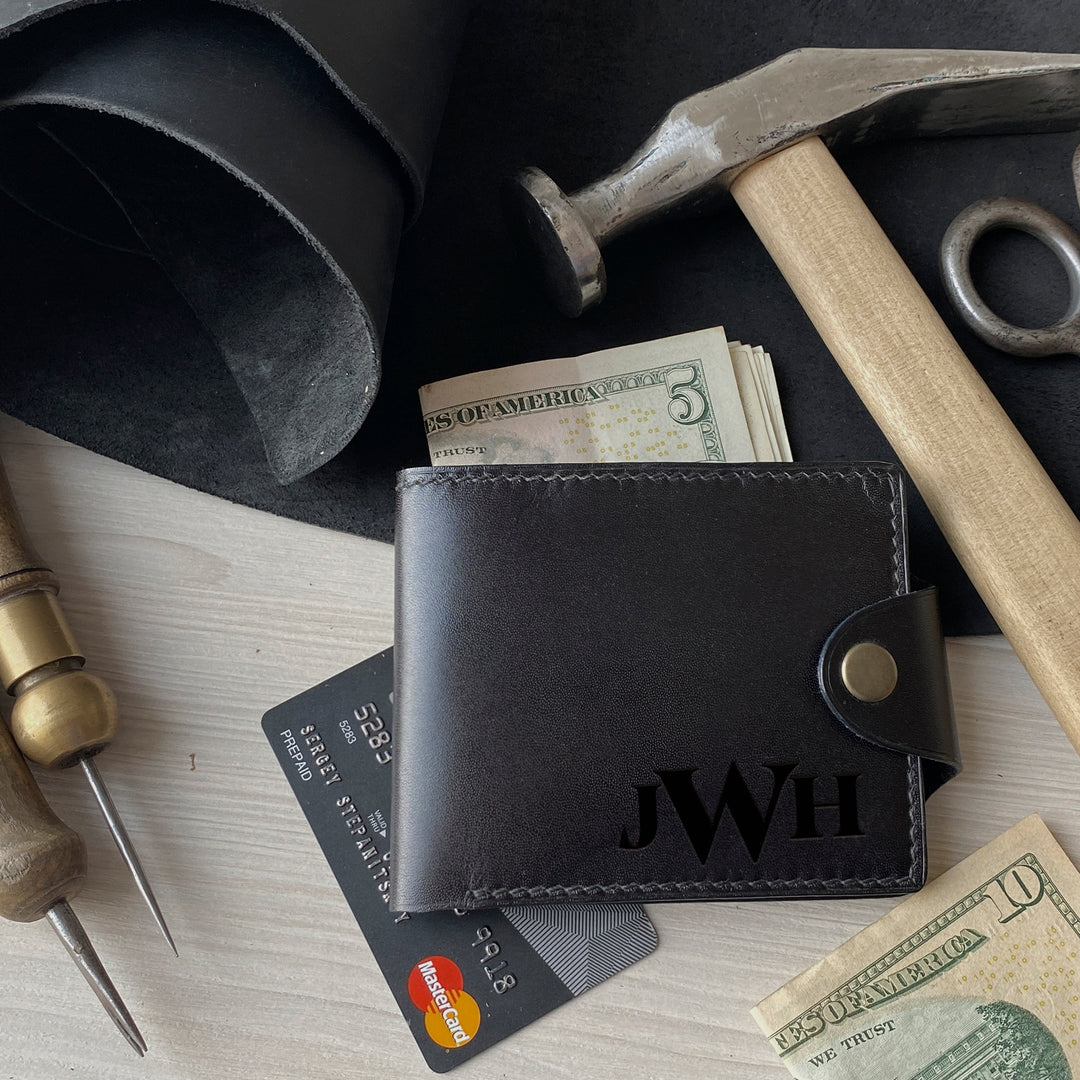 Personalized Leather wallet photo №3