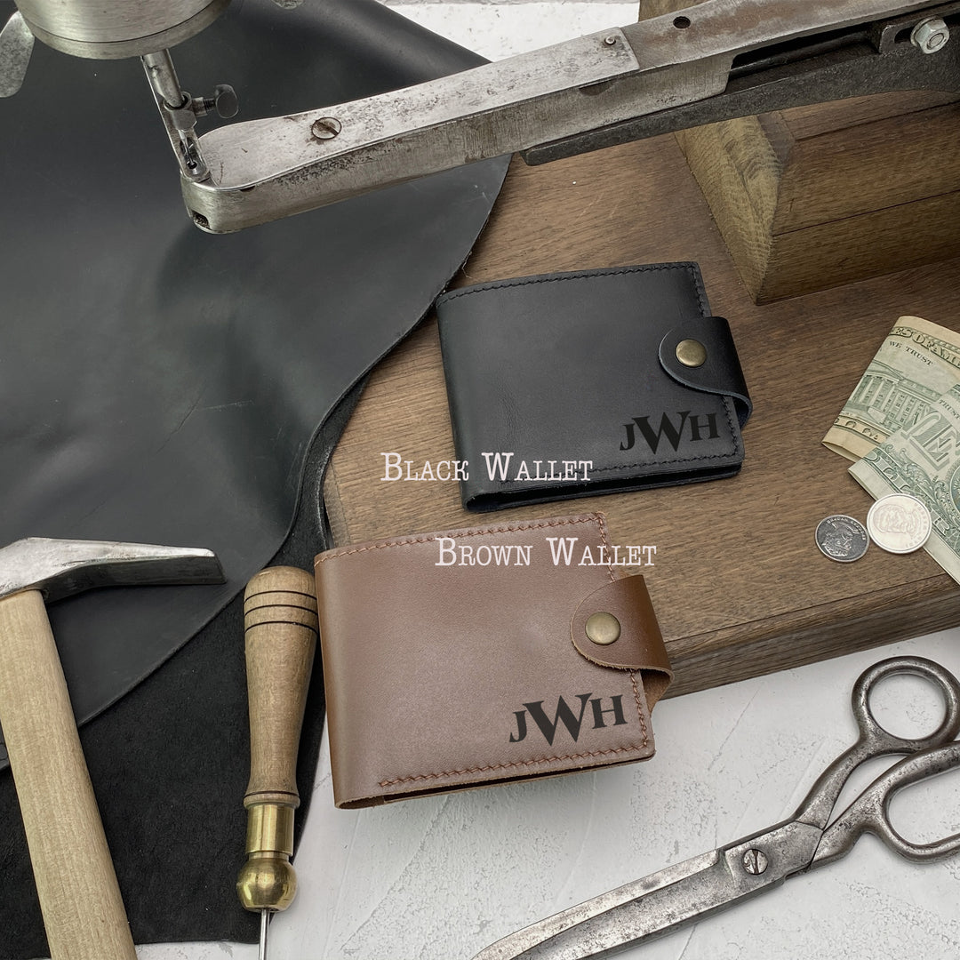 Personalized Leather wallet photo