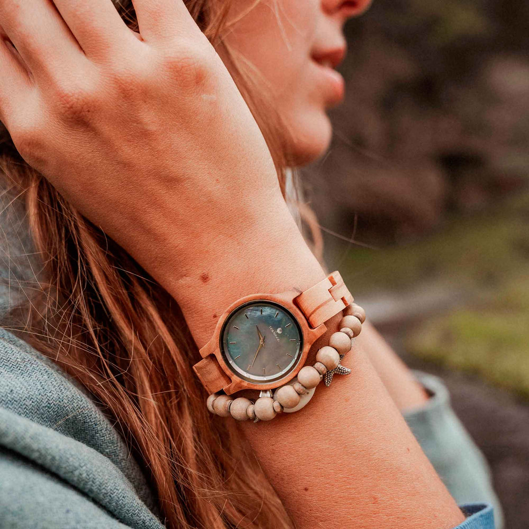 Wooden Watch Sky Personalized engraving photo №5