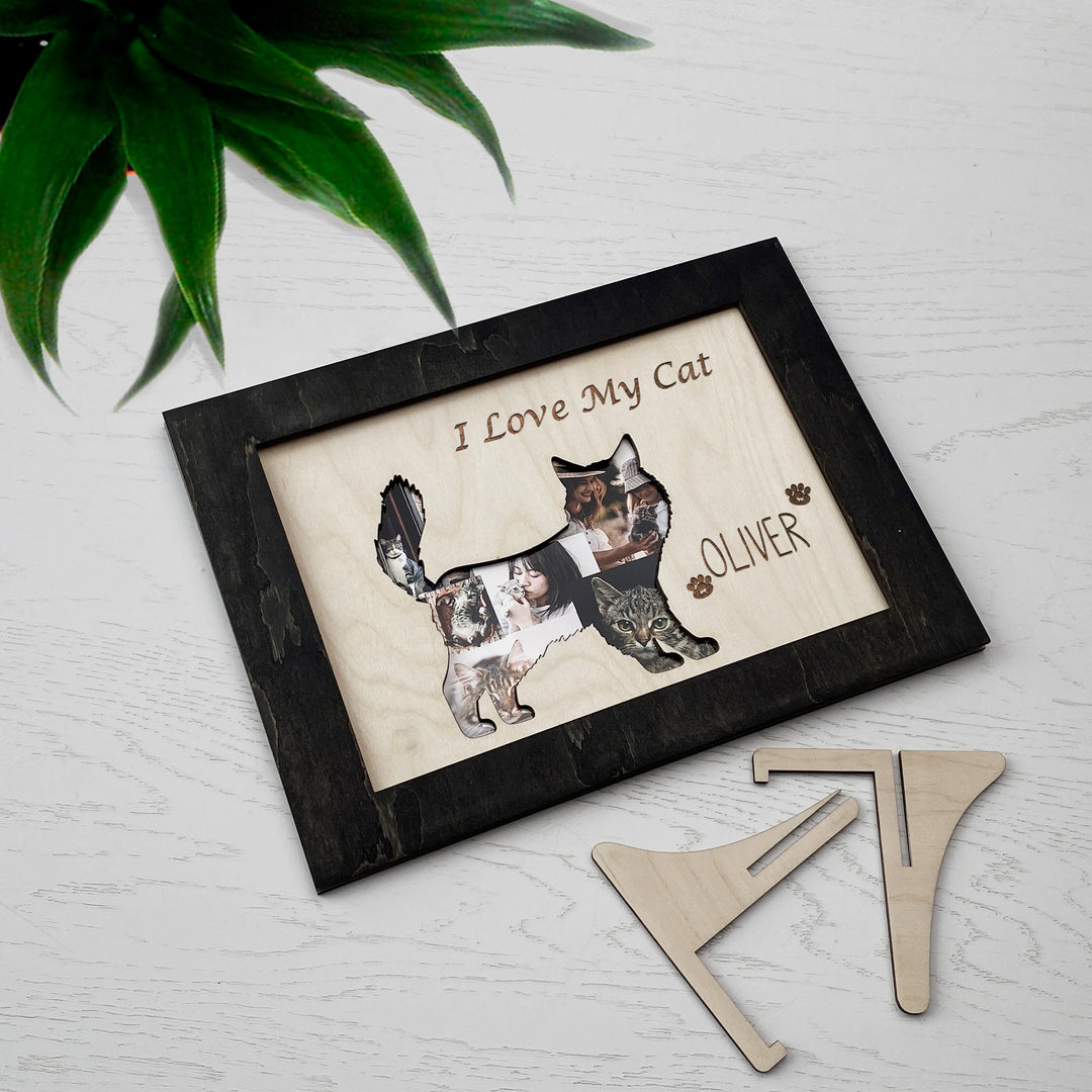 Wood Photo Frame CAT photo №4