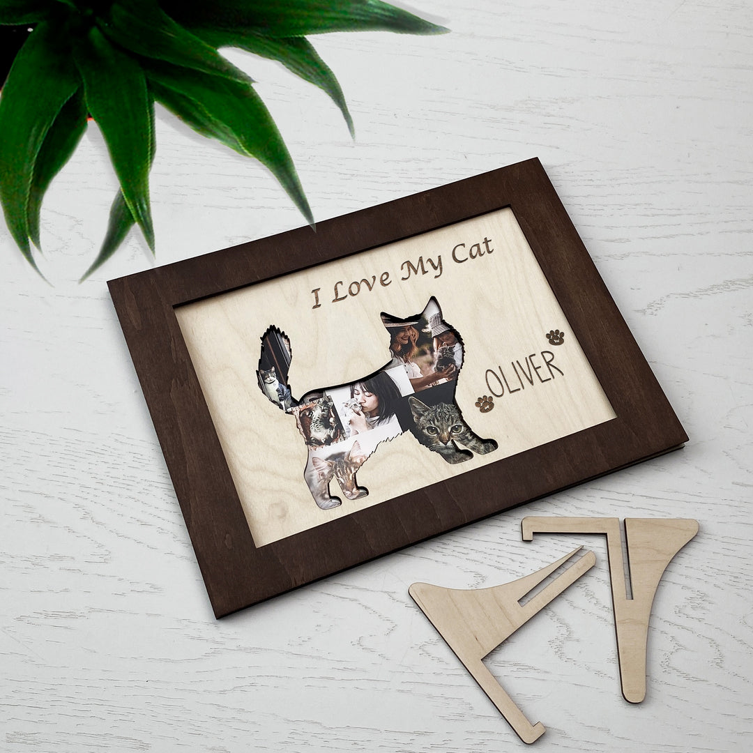 Wood Photo Frame CAT photo №13