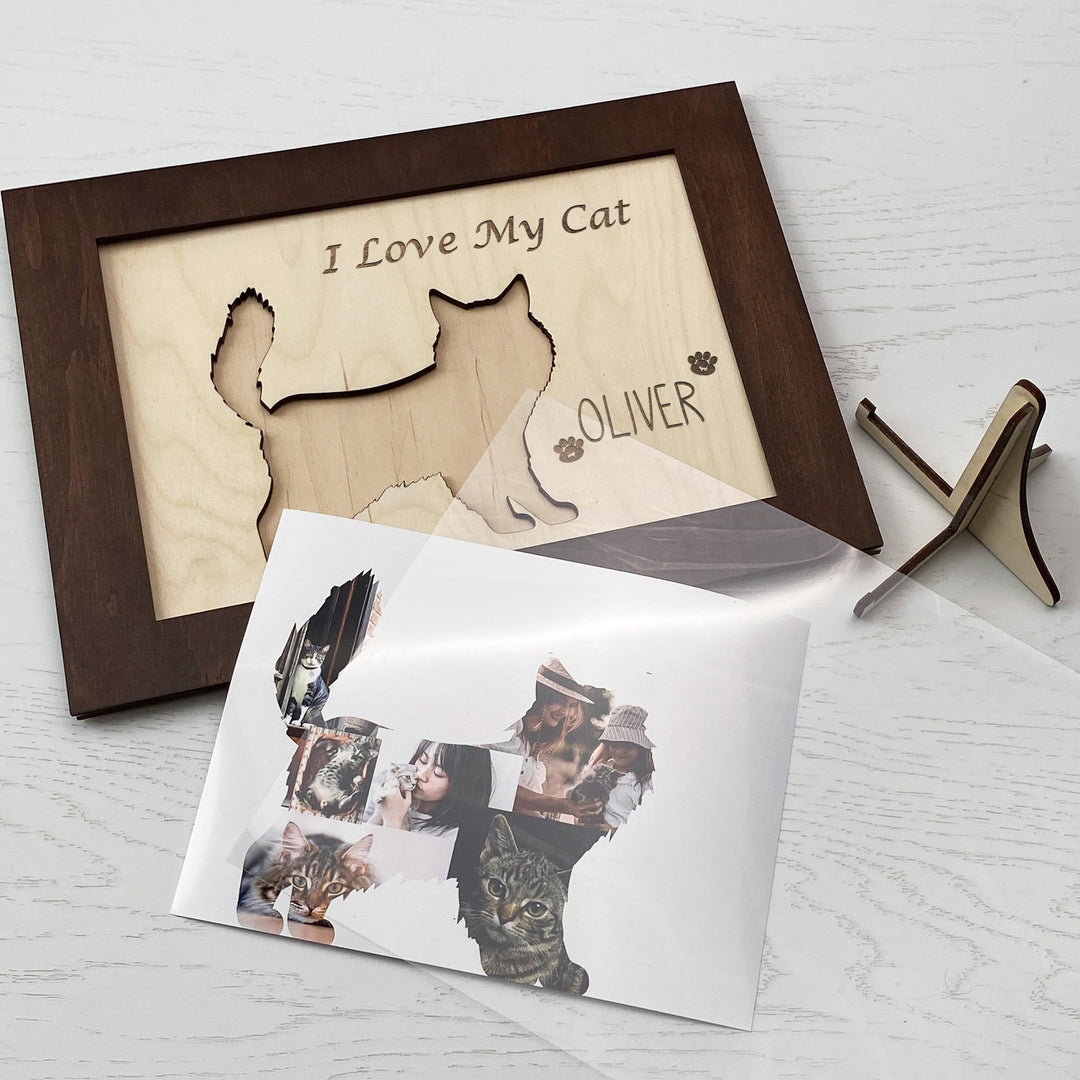 Wood Photo Frame CAT photo №11