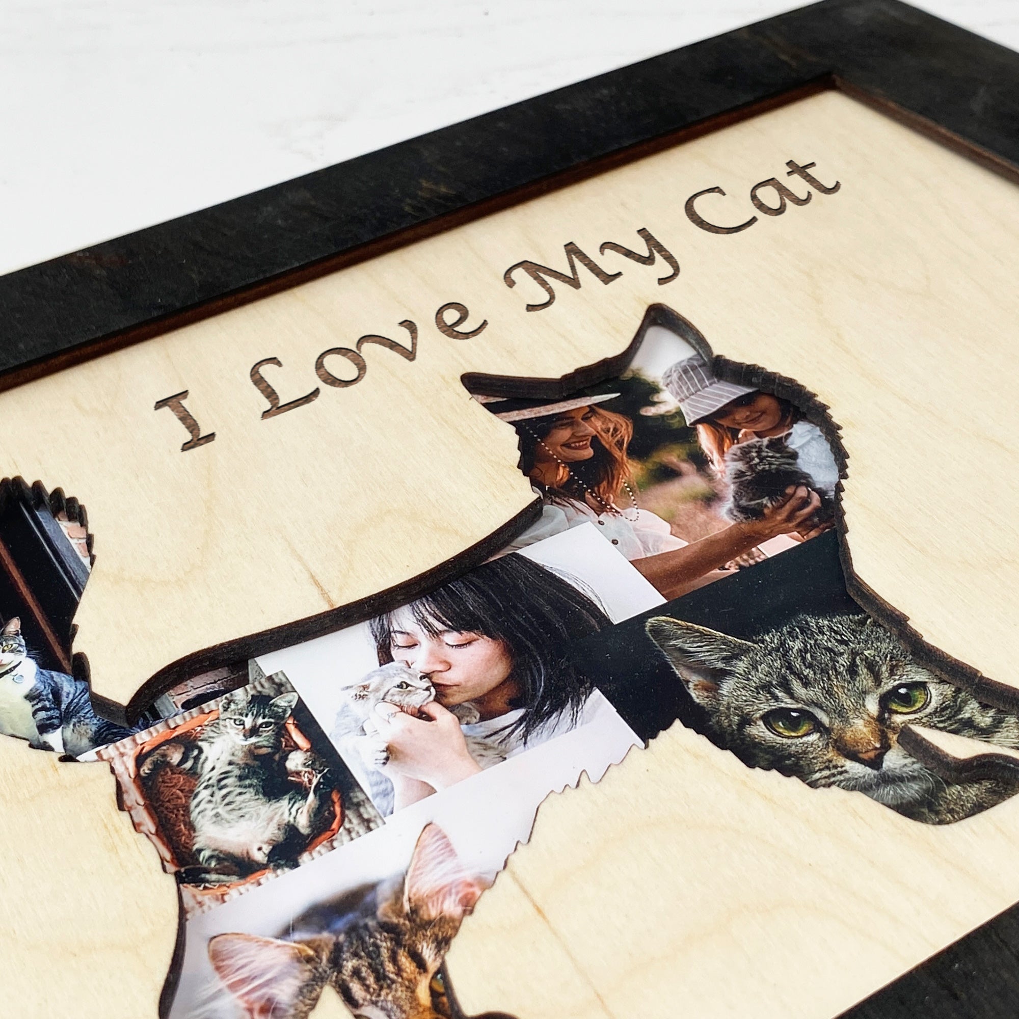 Wood Photo Frame CAT