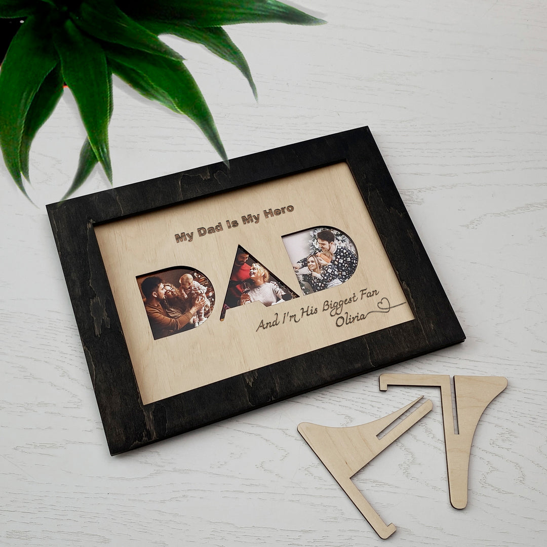 Wood Photo Frame Dad photo №4