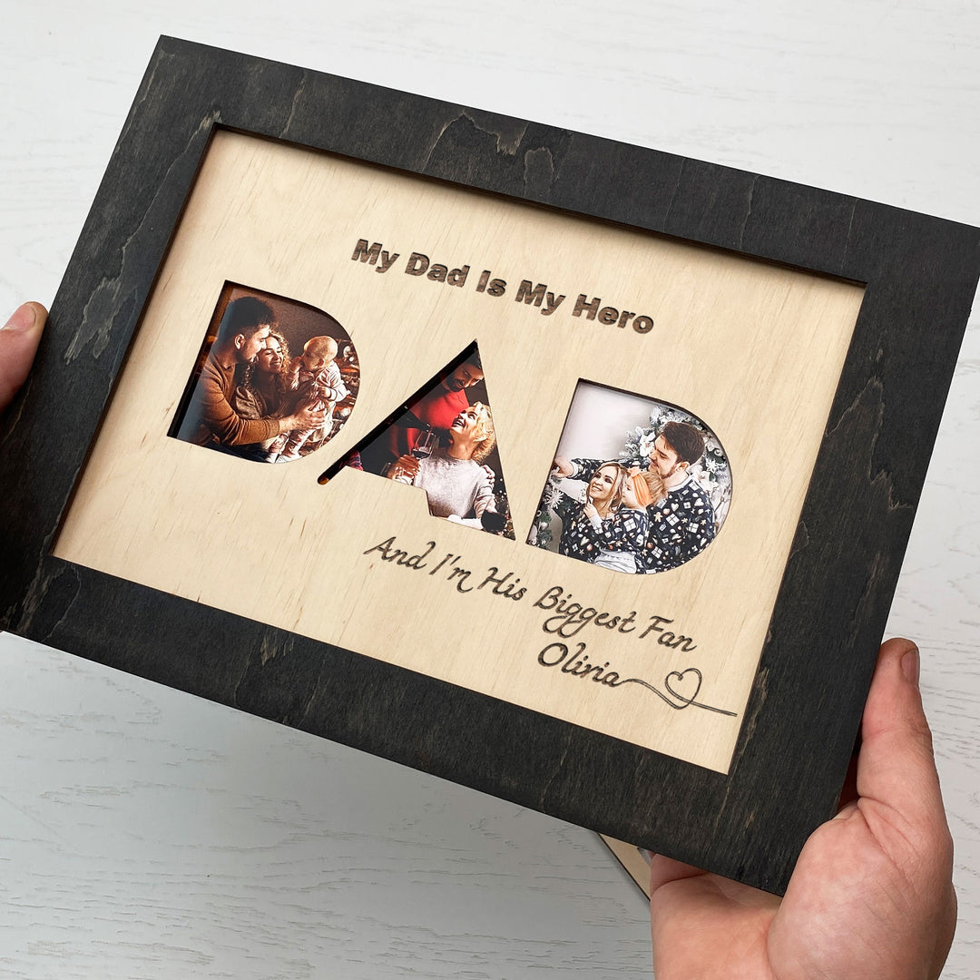 Wood Photo Frame Dad photo