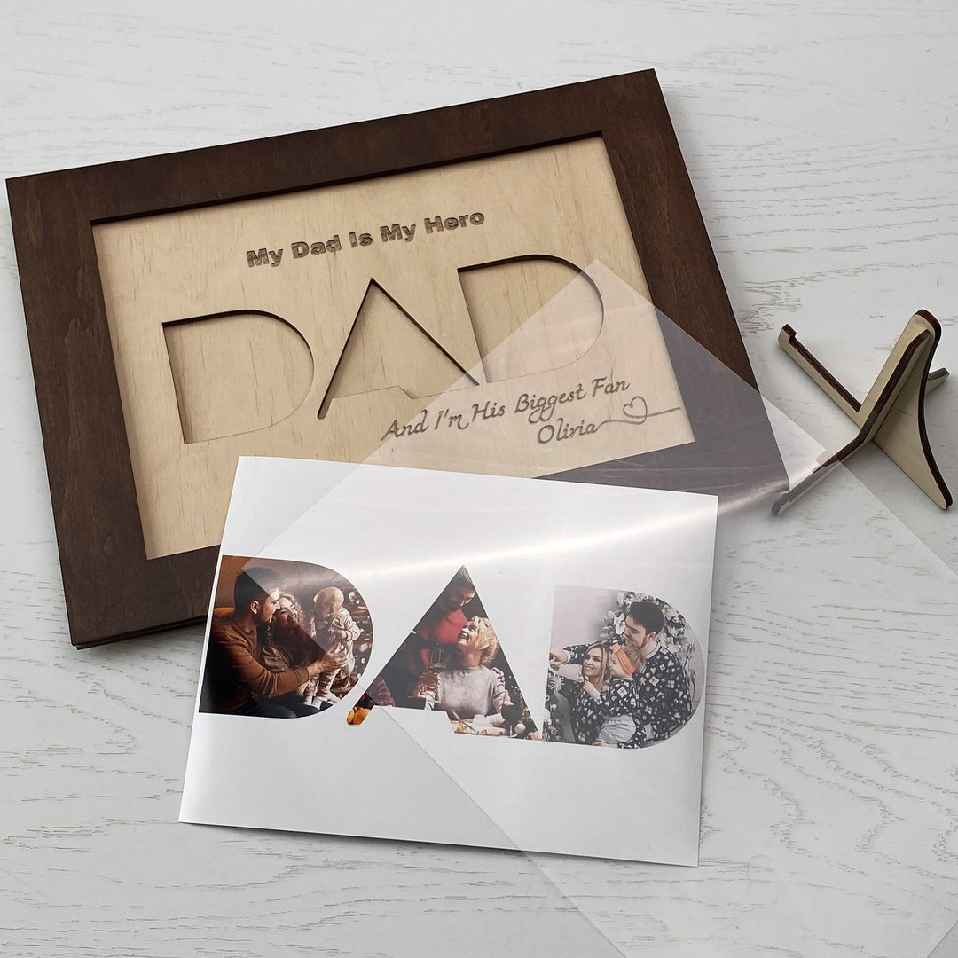 Wood Photo Frame Dad photo №6