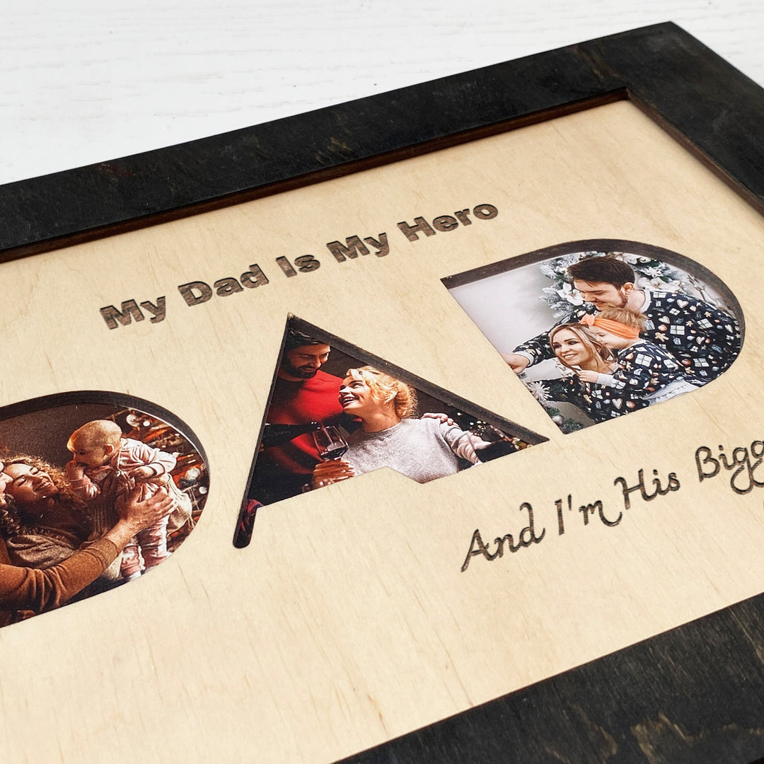 Wood Photo Frame Dad photo №2