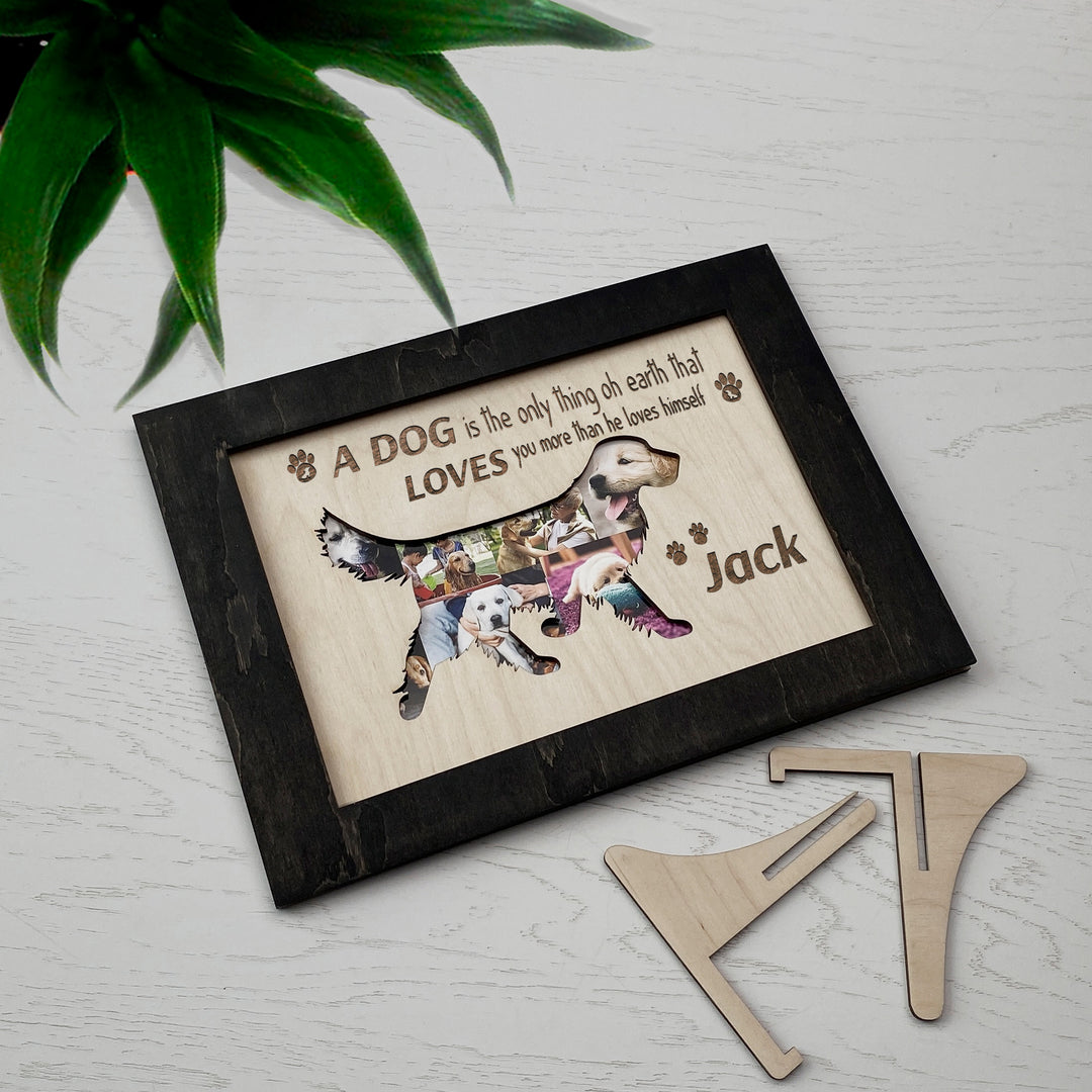 Wood Photo Frame DOG photo №4