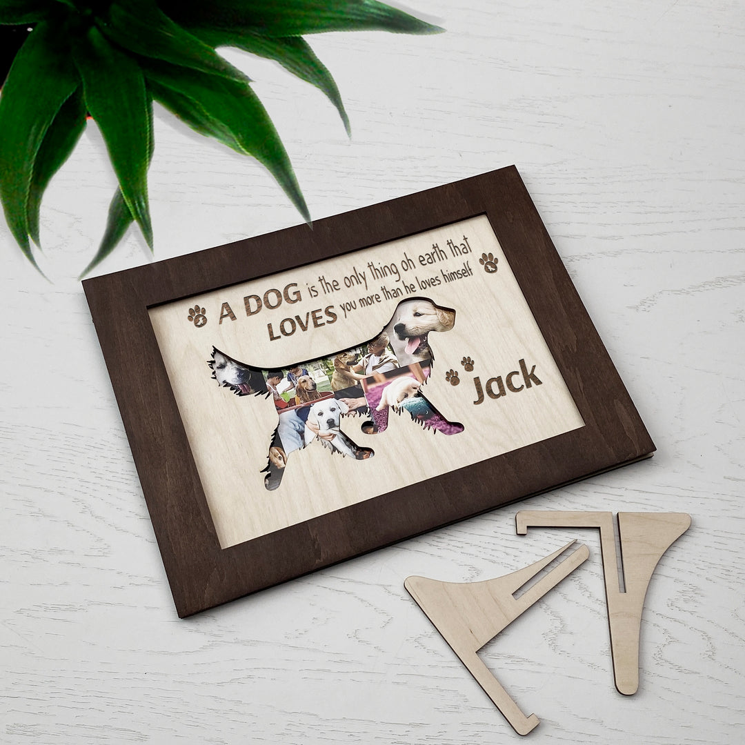 Wood Photo Frame DOG photo №5