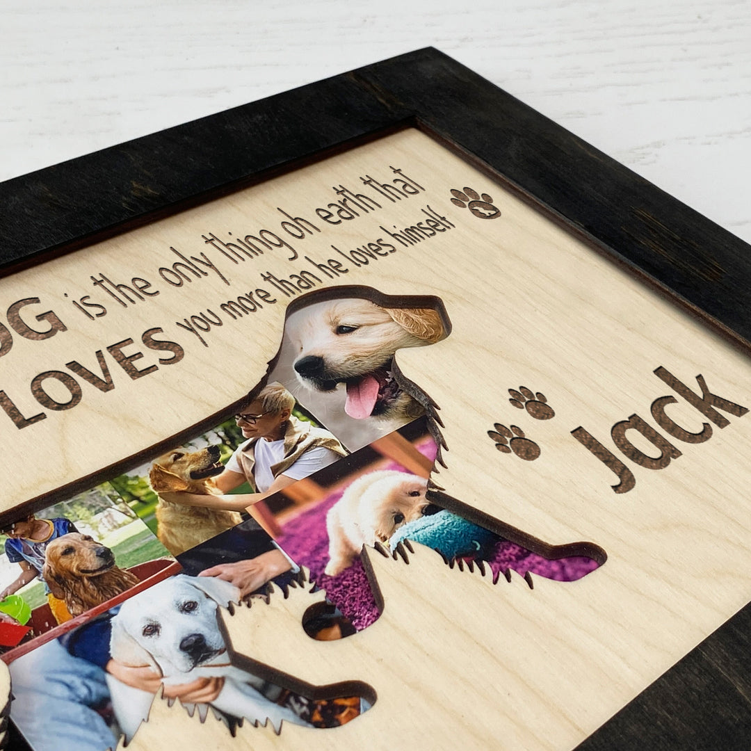 Wood Photo Frame DOG photo №2