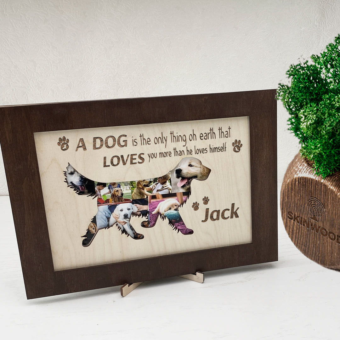Wood Photo Frame DOG photo №3