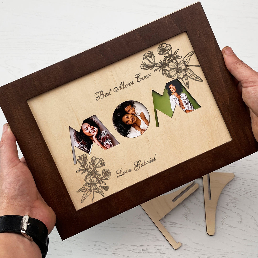 Wood Photo Frame Mom photo