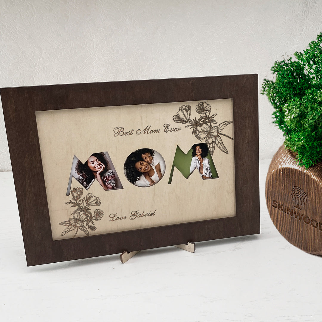 Wood Photo Frame Mom photo №3