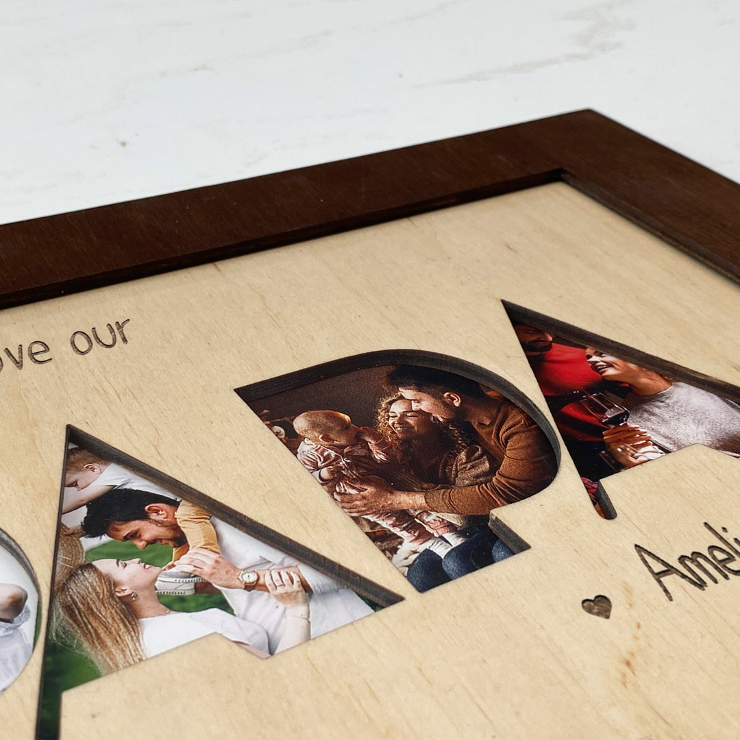 Wood Photo Frame PAPA photo №3