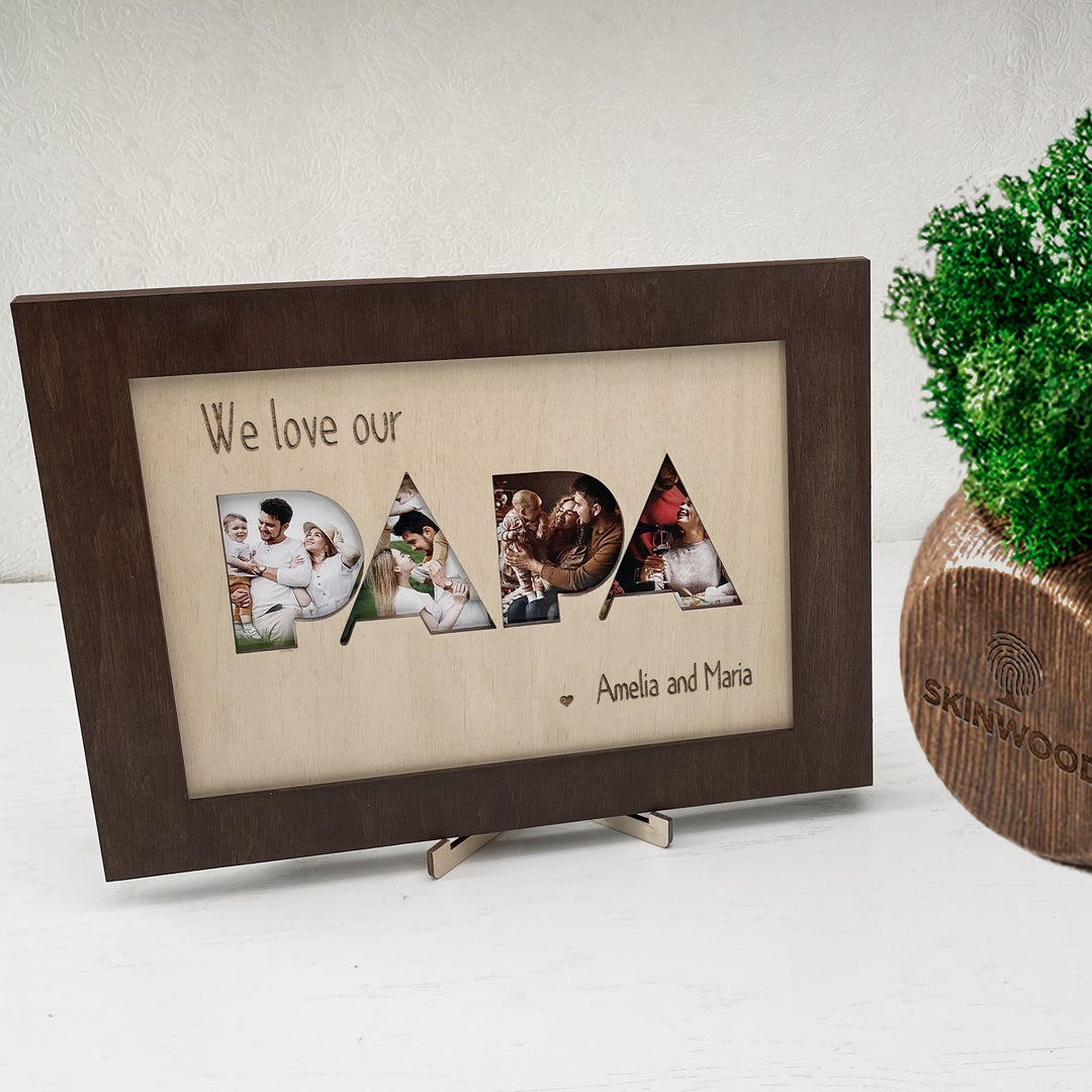 Wood Photo Frame PAPA photo №2