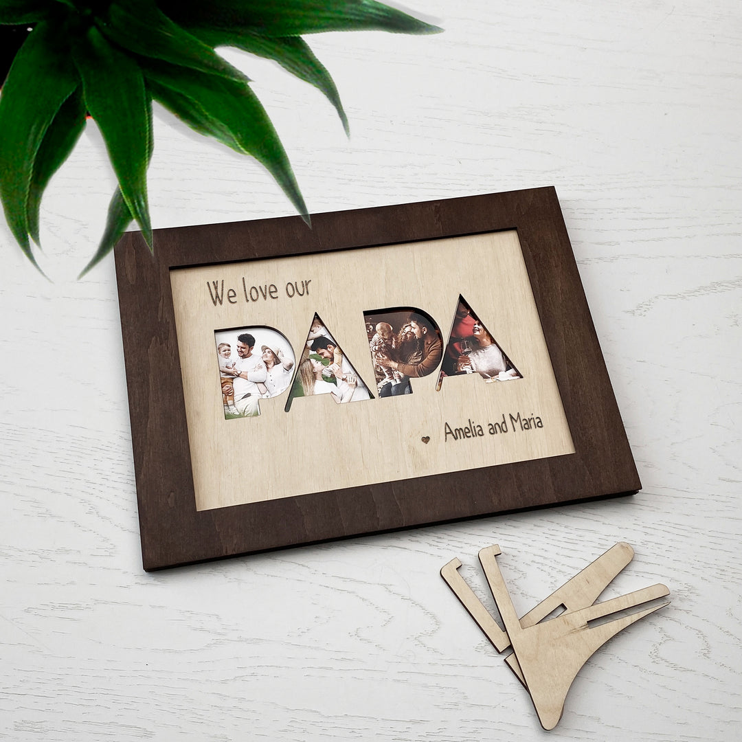 Wood Photo Frame PAPA photo №4