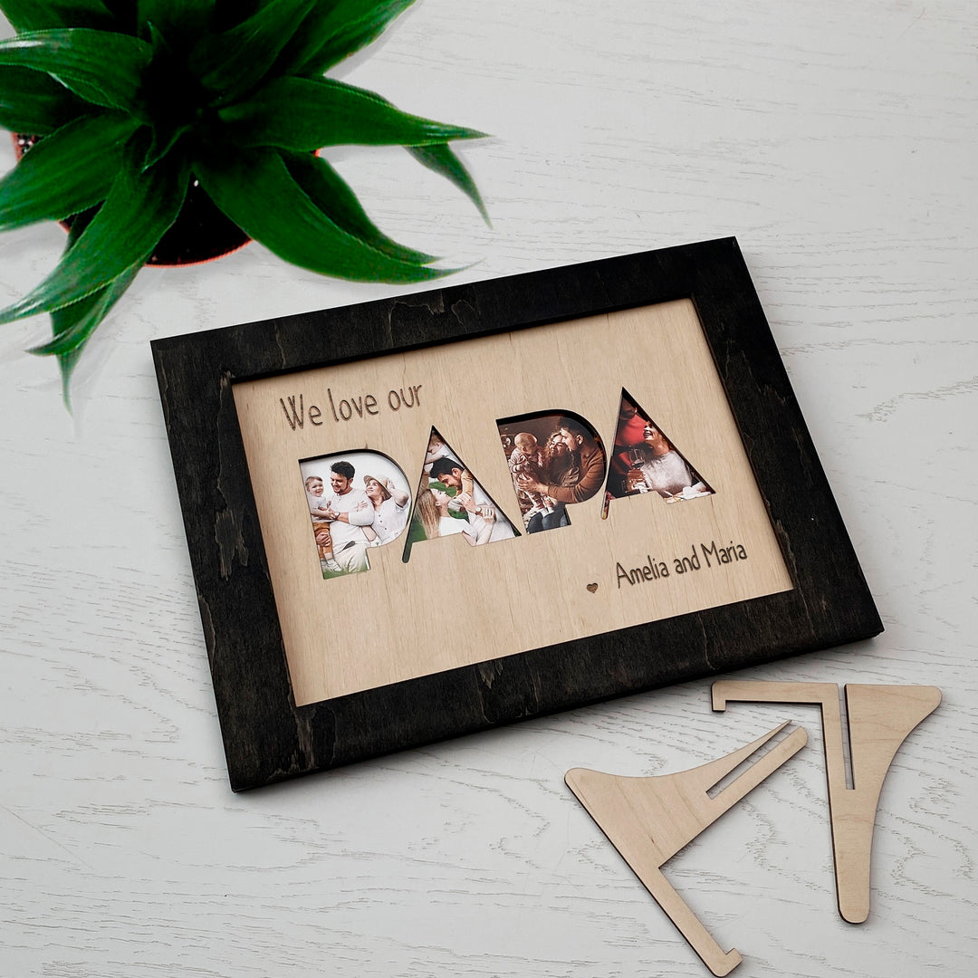 Wood Photo Frame PAPA photo №5