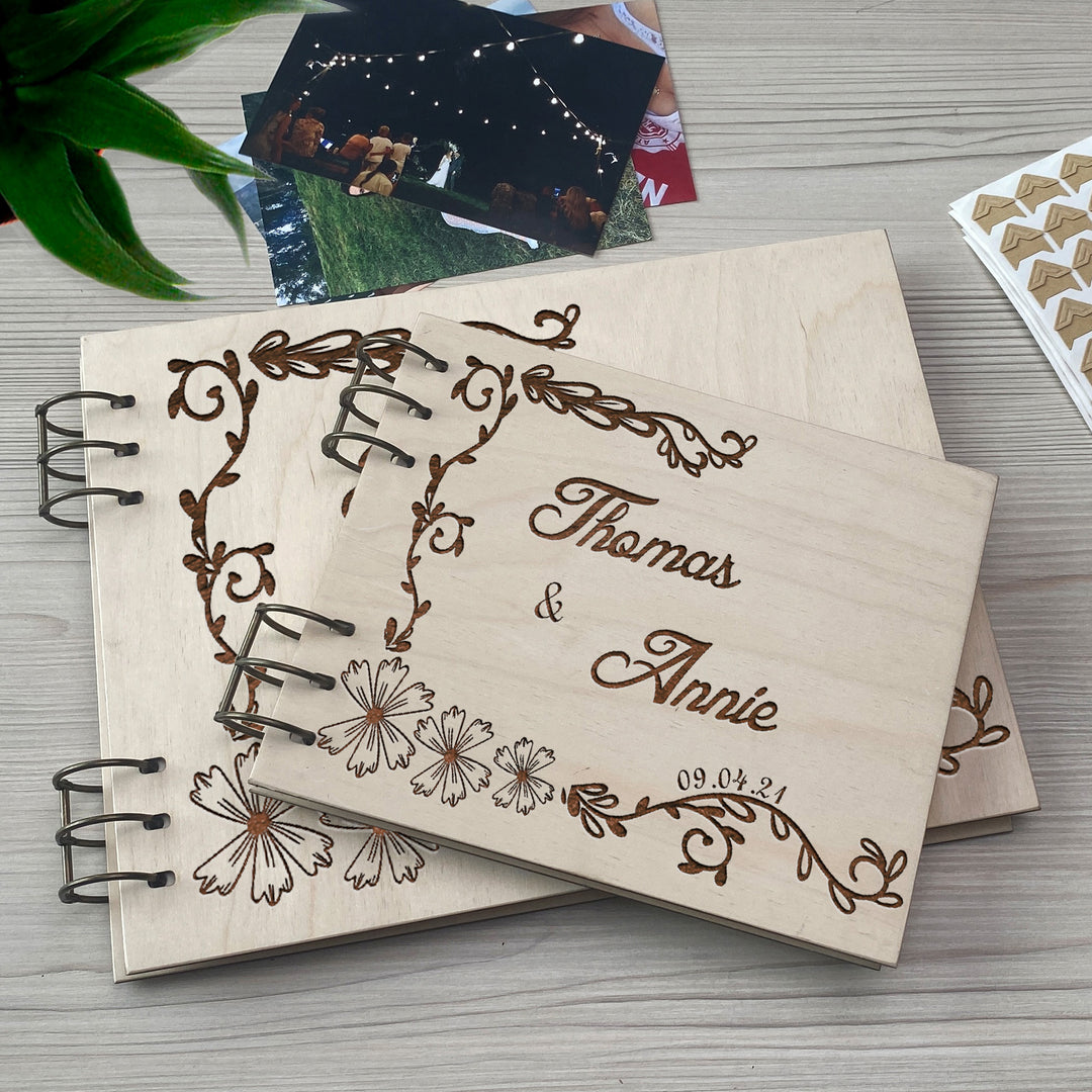 Personalized photo album cover and Family engraving photo №5