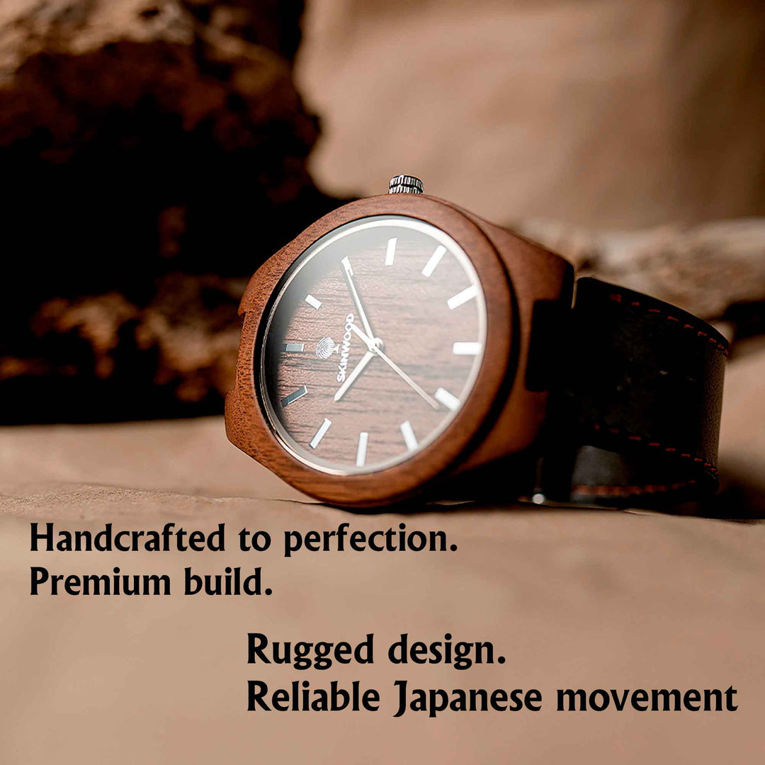 Wooden Watch SkinWood Custom engraving photo №2