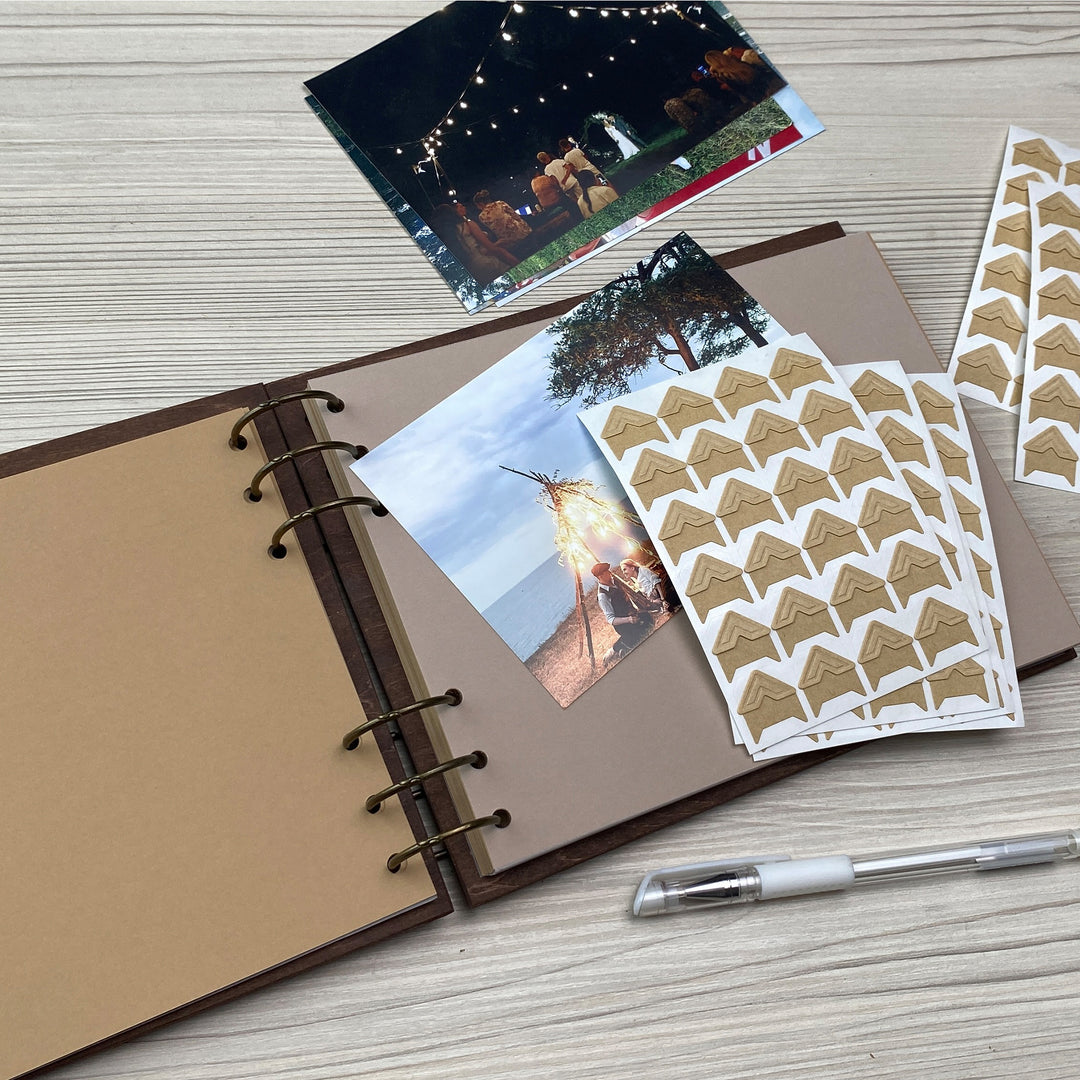 Personalized photo album cover and Globe engraving photo №9