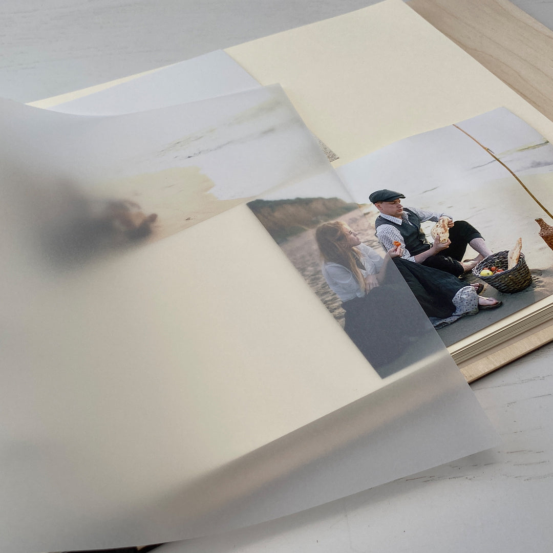 Personalized photo album with leather cover and Infinity engraving photo №18