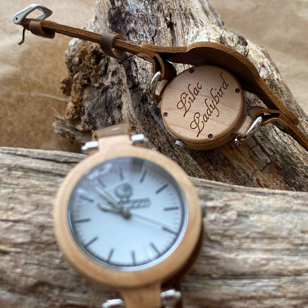 Wooden Watch Skinwood Lady Personalized engraving photo №8