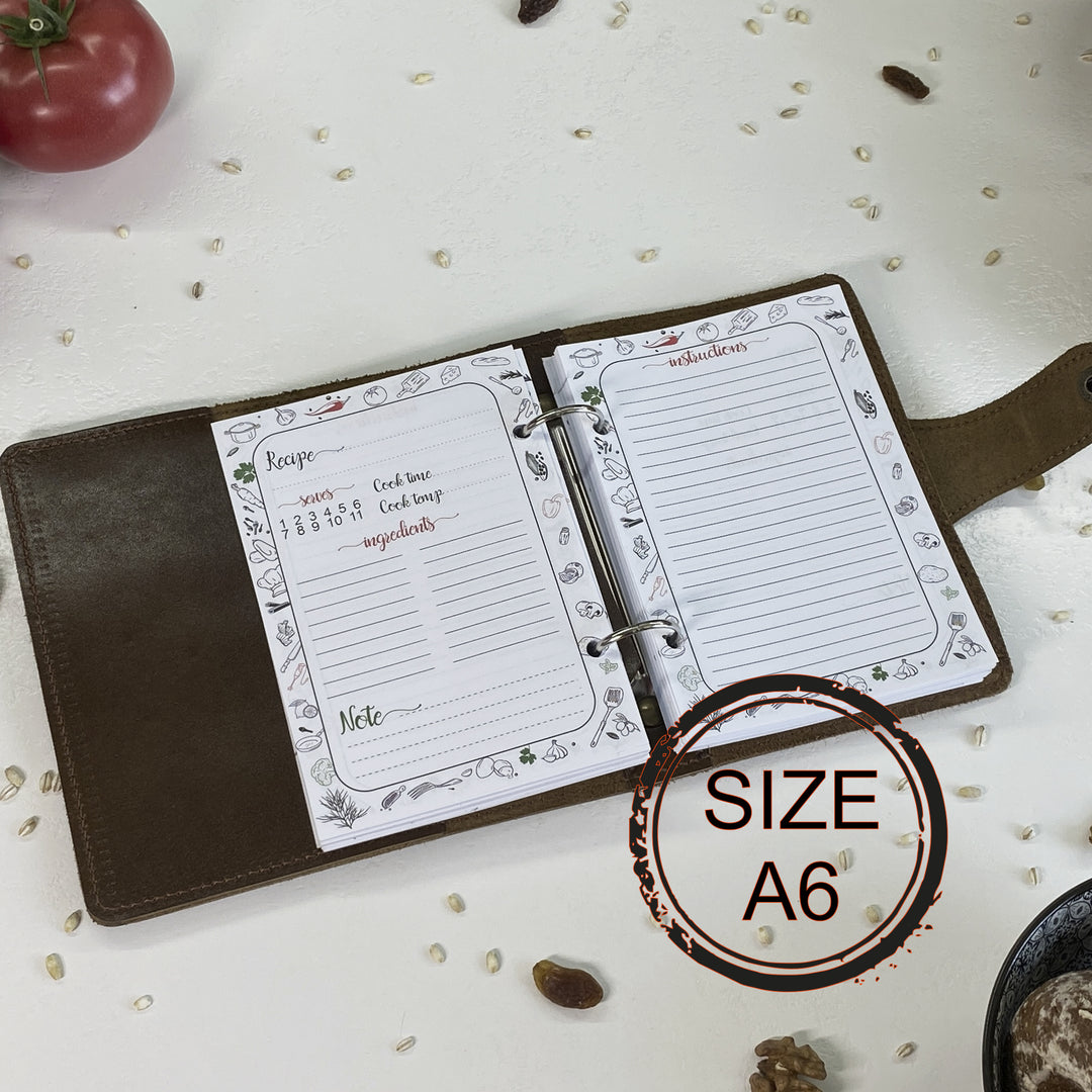 Personalized Leather CookBook photo №15