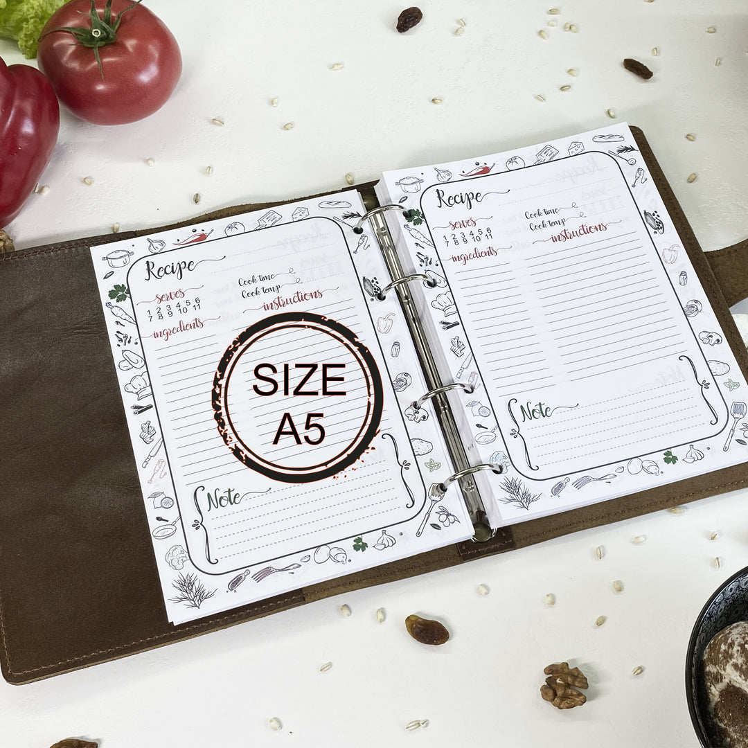 Favorite Recipe Leather Book photo №13