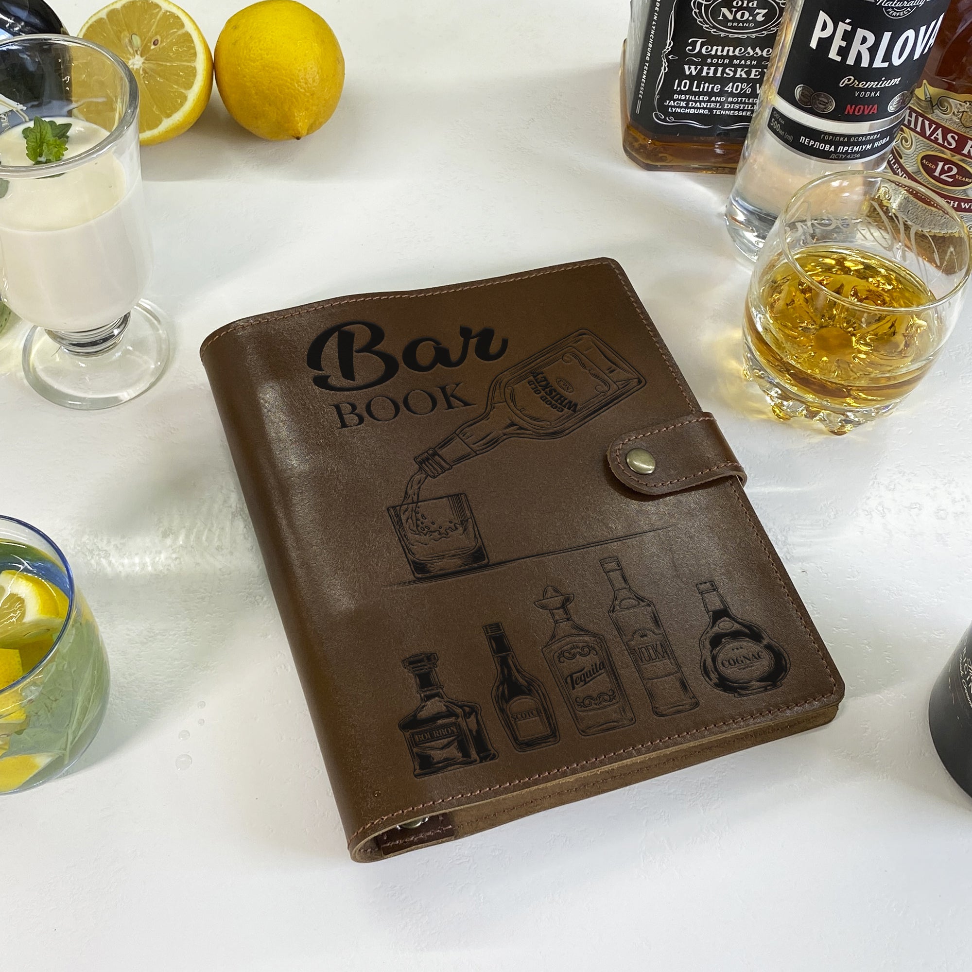 Bar Book Leather