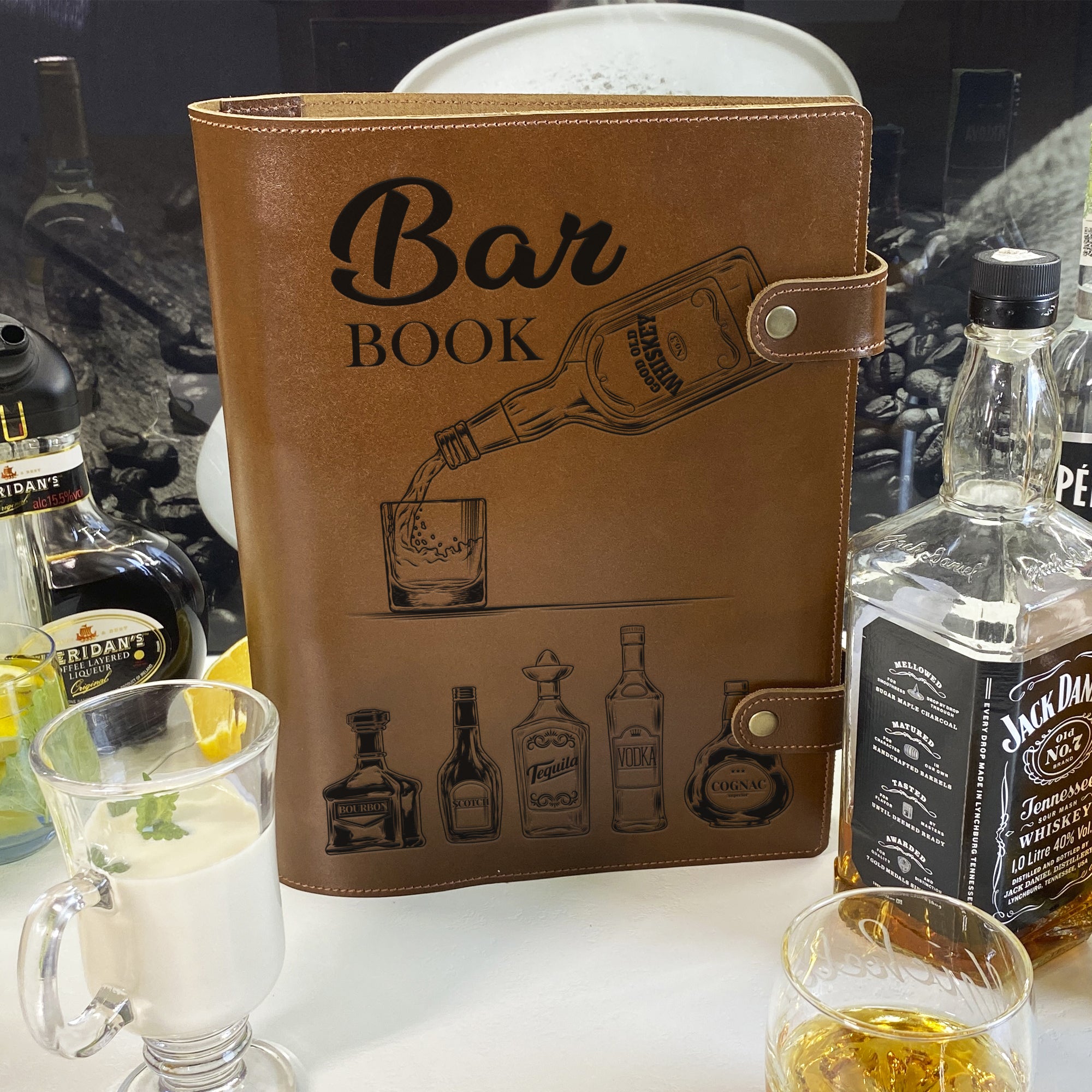 Bar Book Leather