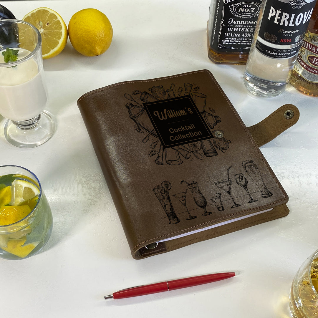 Leather cocktail book photo №2