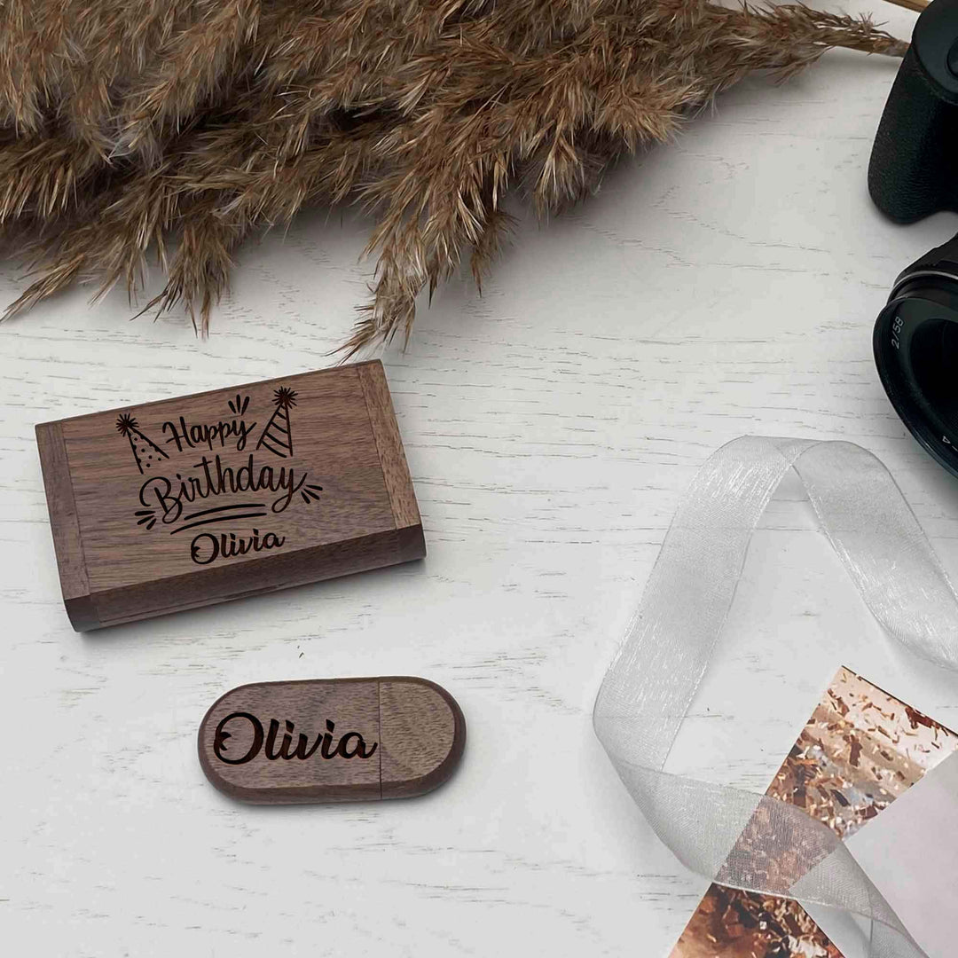 USB Flash Drive Engraving Birthday memory photo №8