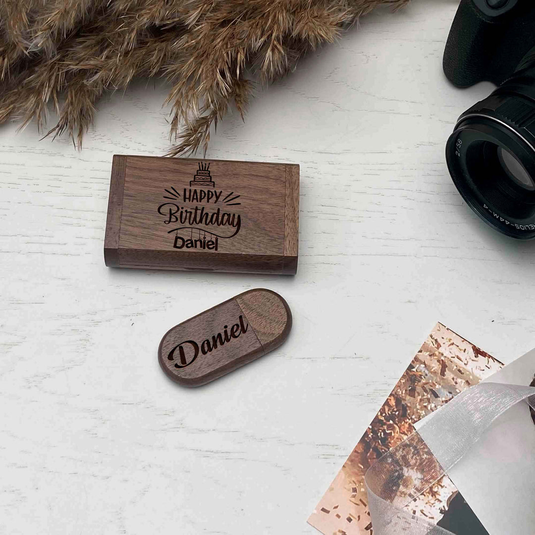 USB Flash Drive Engraving My Birthday Day photo №2