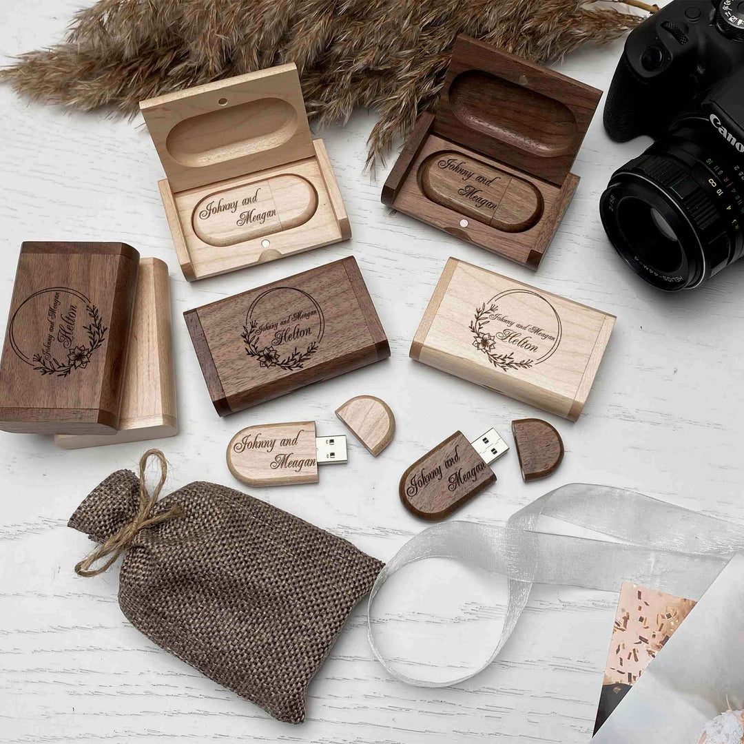 USB Flash Drive Engraving Wedding photo
