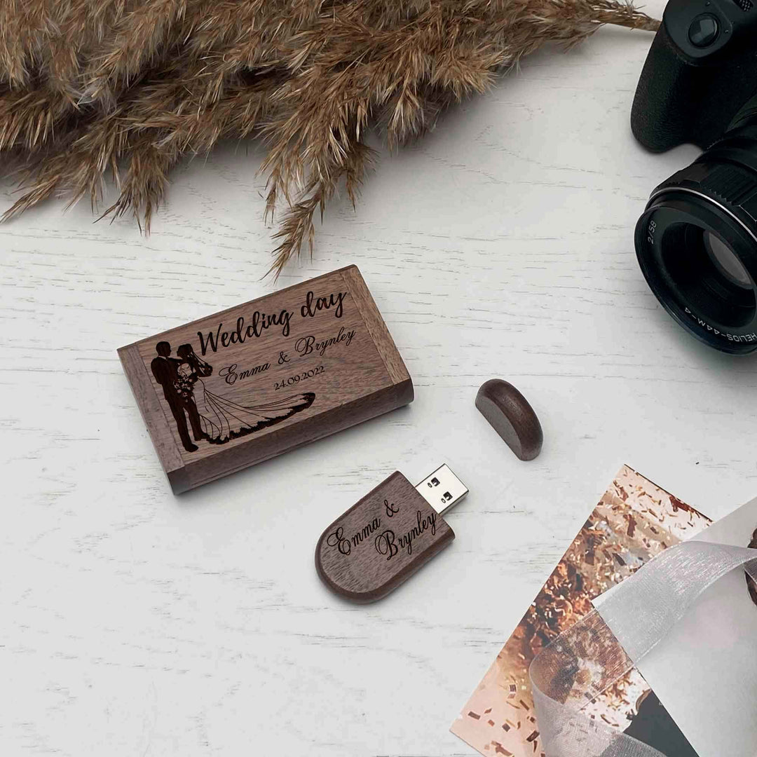USB Flash Drive Engraving Wedding Day photo №8