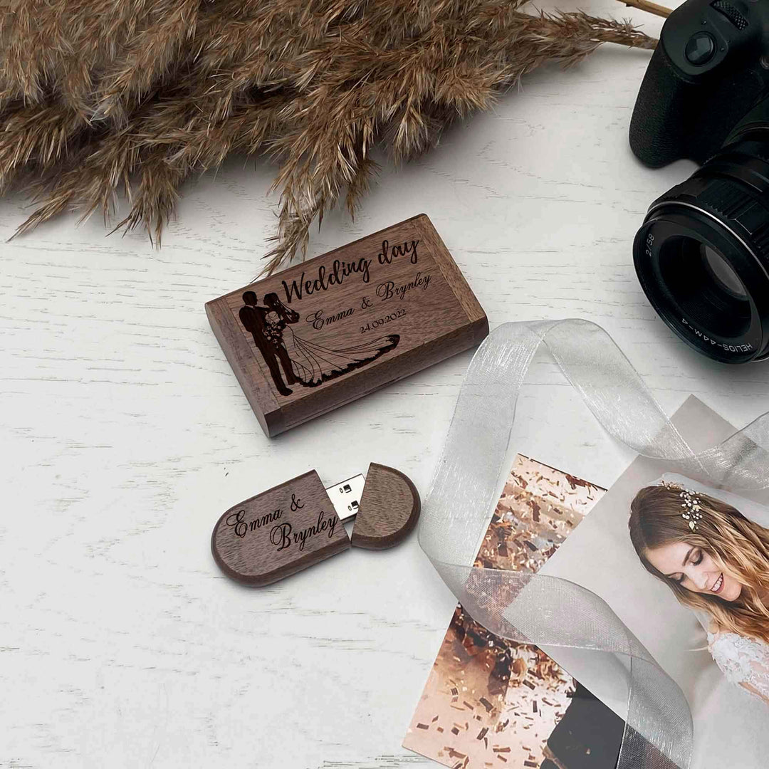 USB Flash Drive Engraving Wedding Day photo №2