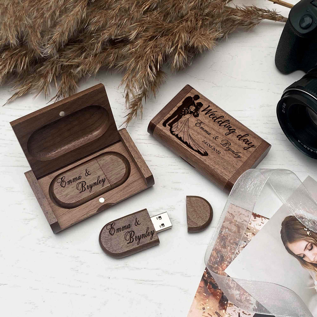 USB Flash Drive Engraving Wedding Day photo №3