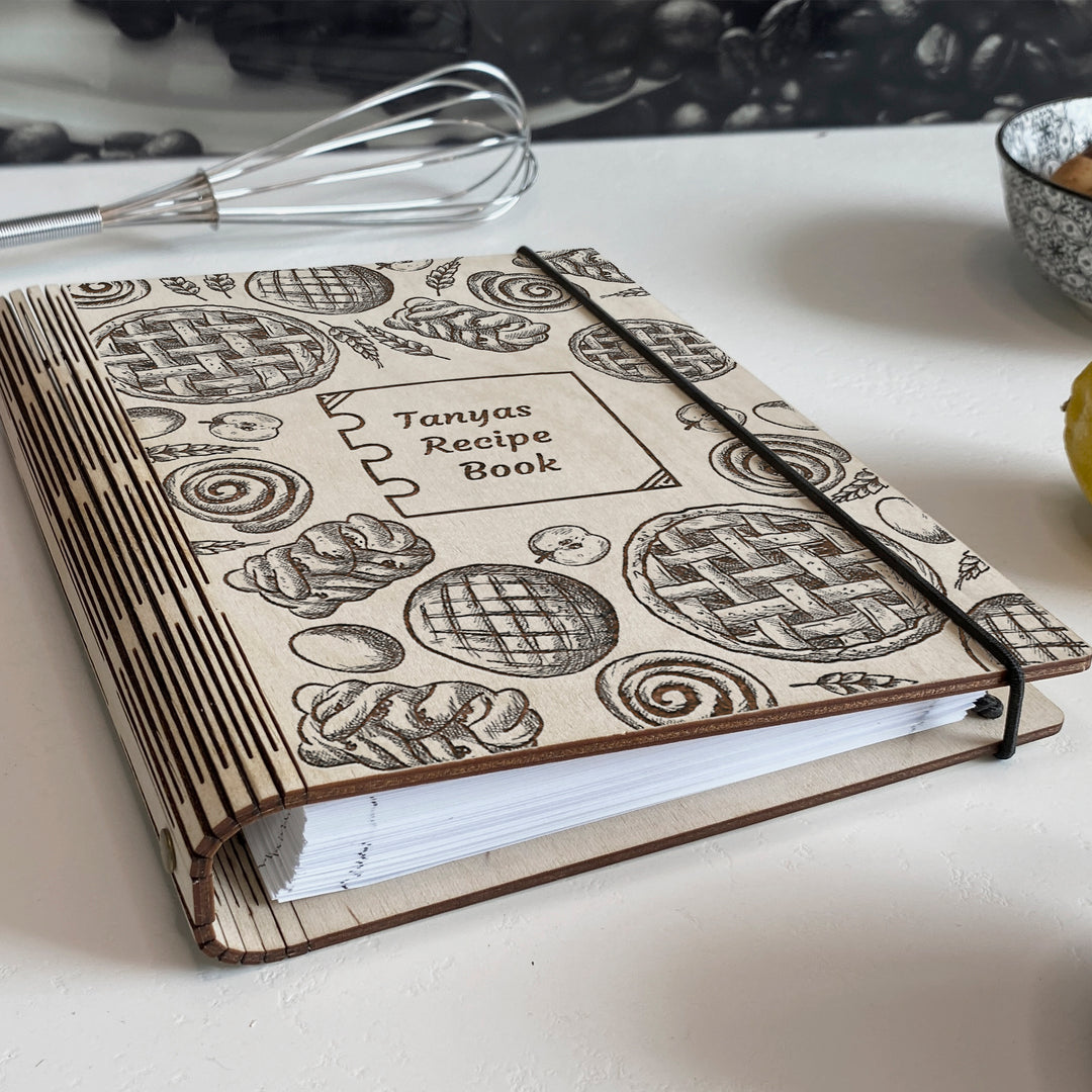 Custom Wooden Recipe Book Free custom engraving photo №10