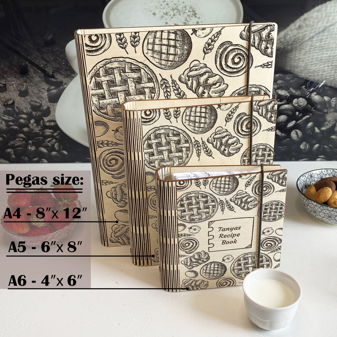 Custom Wooden Recipe Book Free custom engraving photo №15