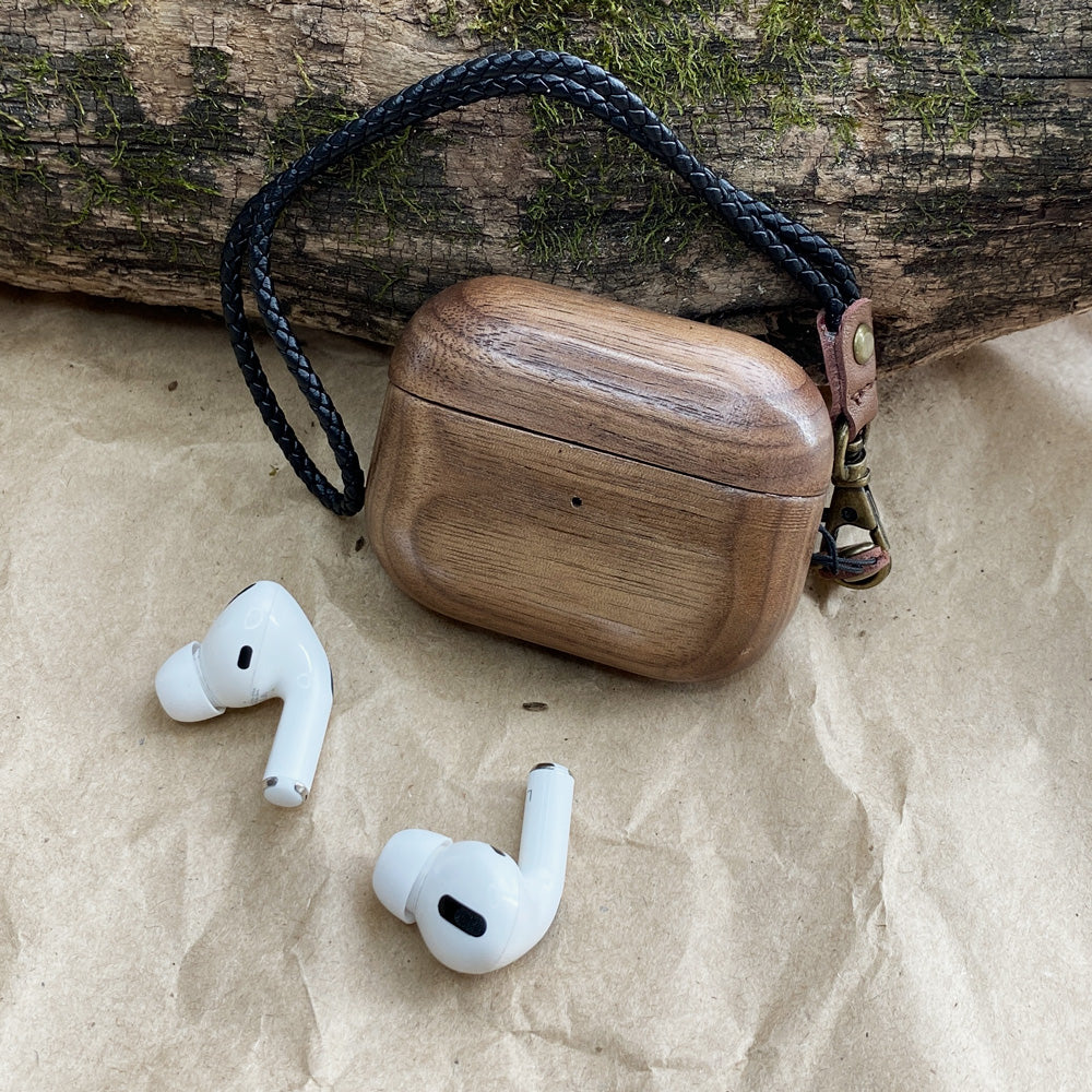 Wooden AirPods Pro Case Walnut photo
