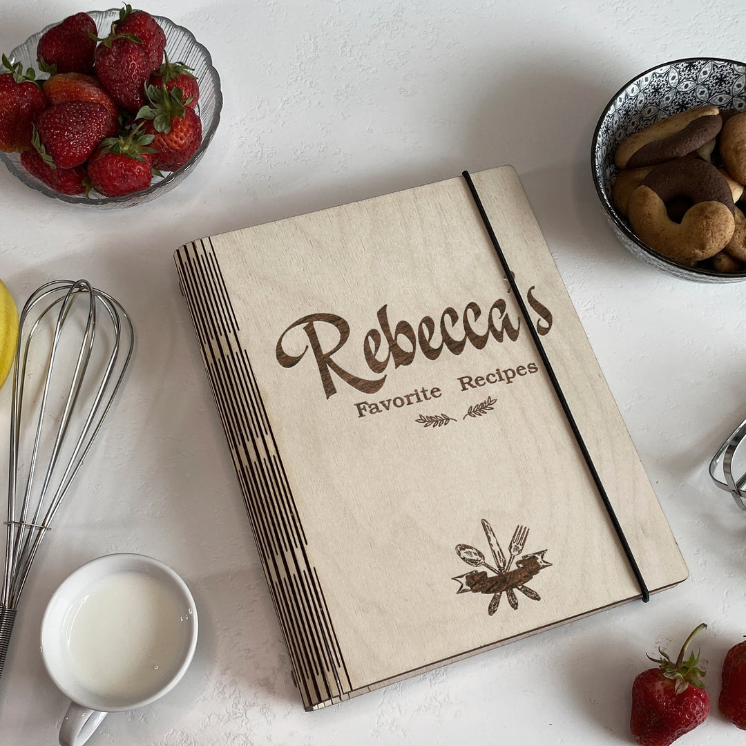Personalized Favorite Recipes Book Free custom engraving photo №6