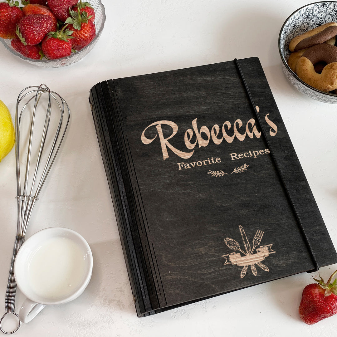 Personalized Favorite Recipes Book Free custom engraving photo №2