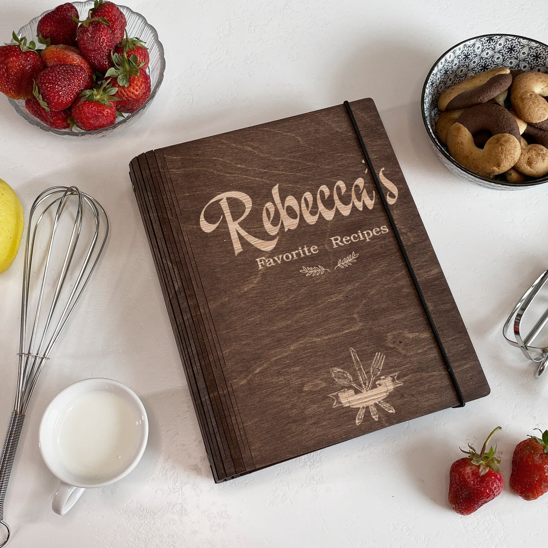 Personalized Favorite Recipes Book Free custom engraving photo №8